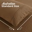 Dreamaker Superfine Washed Microfibre Standard Pillowcase Twin Pack - Rust Carousel 5