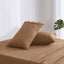 Dreamaker Superfine Washed Microfibre Standard Pillowcase Twin Pack - Rust Carousel 9