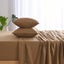Dreamaker Superfine Washed Microfibre Standard Pillowcase Twin Pack - Rust Carousel 10