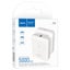 Hoco J96 5000mAh Super Portable Mini Small Fast Charging Power Bank w/ LED White Carousel 3