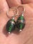 Stunning Silver Hoop Earrings w/ Green Beads - 571 Carousel 4