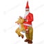 Santa Claus Ride On Deer Inflatable Costume for Christmas Carousel 3