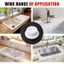 10/1Pcs Silicone Sink Overflow Cover Rubber Wash Basin Trim Round Plug Bathroom Carousel 7