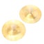 kid cymbals hand cymbal 2 Pcs Kid Cymbals Copper Wood Handle Belly Dancing Hand Carousel 3