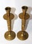 +++ STYLISH BRASS (2) CANDLEHOLDERS +++ Carousel 5
