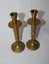 +++ STYLISH BRASS (2) CANDLEHOLDERS +++ Carousel 6