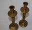 +++ STYLISH BRASS (2) CANDLEHOLDERS +++ Carousel 9