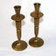 +++ STYLISH BRASS (2) CANDLEHOLDERS +++ Carousel 10