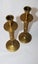 +++ STYLISH BRASS (2) CANDLEHOLDERS +++ Carousel 12