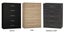 Tallboy - 5 Drawer - Oak,Mineral Grey or Black Carousel 1