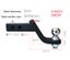 UNIVERSAL TOWBAR 2 inch / 4 inch DROP TONGUE Carousel 5