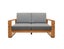 Venice Teak Outdoor 2 Seater Sofa Carousel 1