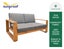 Venice Teak Outdoor 2 Seater Sofa Carousel 3