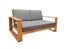 Venice Teak Outdoor 2 Seater Sofa Carousel 4