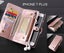 IPHONE 7 PLUS Case Retro leather case multi cards cash pocket & zip Carousel 1