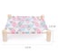 Wood Cat Bed Lounger Sleep Pet Cat Raised Hammock Carousel 4