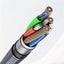 Braided 3.5mm Female To Dual RCA Audio Cable HiFi Sound + Metal Shell 1.2m Carousel 2