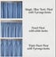 Readymade Pencil/Pinch Pleat Curtains *A PAIR* 1.6-2.3m (gathered width) x 2.05m Carousel 4