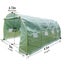 4.5mx3mx2m Tunnel Greenhouses Galvanised Frame Carousel 4
