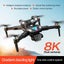 8K Dual Camera Drone RGB LED Foldable WIFI Professional Aerial Photography Drone Carousel 10