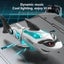 Electric Sharks Simulation Light Music Swinging Universal Mechanical Sharks Carousel 5