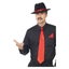 Gangster Trilby Tie and Handkerchief Adult Instant Costume Kit Carousel 2
