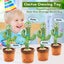 Mimicking Dancing Cactus Talking & Singing Light-Up Plush Toy for Babies Carousel 3