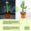 Mimicking Dancing Cactus Talking & Singing Light-Up Plush Toy for Babies Carousel 6