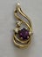 Amethyst Pendant with Three Diamonds. Carousel 1