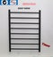 Black Heated Towel Rail With Timer Various Sizes Carousel 3