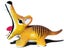 Eugy: Tasmanian Tiger - 3D Paper Model Carousel 2