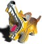 Eugy: Tasmanian Tiger - 3D Paper Model Carousel 3