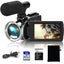Video Camera Camcorder HD 4K 48MP Video Recorder Camera Vlogging Camera 3.0In LC Carousel 6