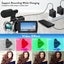 Video Camera Camcorder HD 4K 48MP Video Recorder Camera Vlogging Camera 3.0In LC Carousel 14
