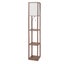 Emitto LED Floor Lamp with Storage Shelf 3 Tier Standing Reading Corner Light Carousel 1