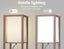 Emitto LED Floor Lamp with Storage Shelf 3 Tier Standing Reading Corner Light Carousel 5