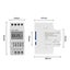 New Din Rail Mount 12v CYCLIC DELAY TIMER switching from 1s to 100hours Carousel 6