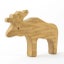 Set of 9 Wooden Animals, elk-12cm, orig $97, Mikheev Manufactory - Russian brand Carousel 8