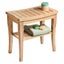 STORFEX 2-Tier Bamboo Shower Stool Carousel 1
