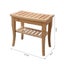 STORFEX 2-Tier Bamboo Shower Stool Carousel 3