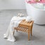 STORFEX 2-Tier Bamboo Shower Stool Carousel 4