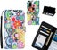 MOTO P40 case 3 card leather wallet case printed ID Carousel 1