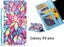 Galaxy S8 plus case 3 card leather wallet case printed ID Carousel 1