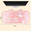 Mouse Pad Pink Cat Gaming Mat Bunny Desk Rubber Protector For Computers Desk Ma Carousel 2