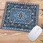 Mouse Pad Teal 22X18cm Persian Tribal Carpet Computer Office Desk Mat Desk Mats Carousel 3