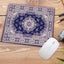 Mouse Pad Blue 22X18cm Persian Tribal Carpet Computer Office Desk Non Slip Mat Carousel 3