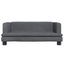 Dog Bed Dark Grey 80x45x30 Cm Velvet Oionkl Carousel 3