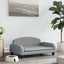 Dog Bed Light Grey 70x45x30 cm Fabric OIOKLB Carousel 1