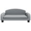 Dog Bed Light Grey 70x45x30 cm Fabric OIOKLB Carousel 3