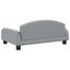 Dog Bed Light Grey 70x45x30 cm Fabric OIOKLB Carousel 5